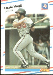 1988 Fleer Baseball Cards      552     Ozzie Virgil
